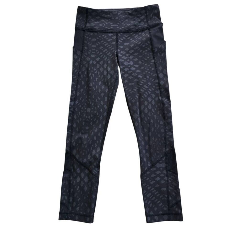 Lululemon Pace Rival Leggings Women's 2 Black Full-on Luxtreme Lace Yoga